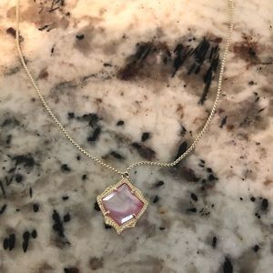 Kendra Scott Kacey Gold Long Pendant Necklace